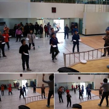 2017년 에어로빅 교실 진행 이미지