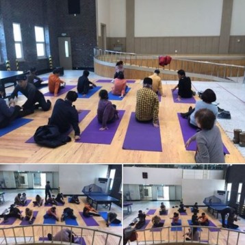 요가교실 진행 이미지
