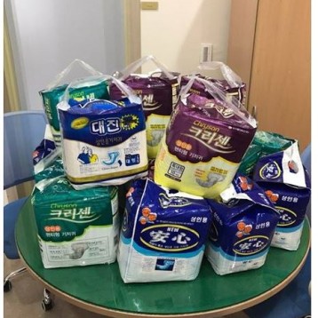 성인용 기저귀 20팩 후원 이미지