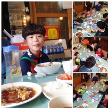 풍성식당에서 점심식사 후원 이미지