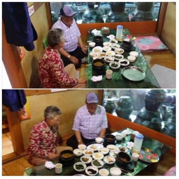 행복나눔 가게 참뫼에서 가족외식 진행 이미지