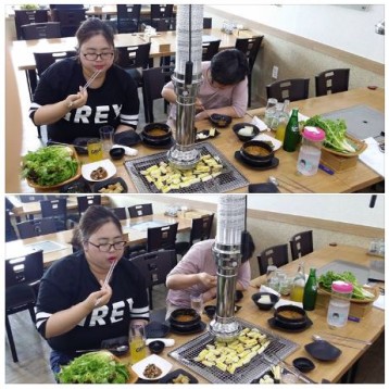 남해바다장어 가족외식 진행 이미지