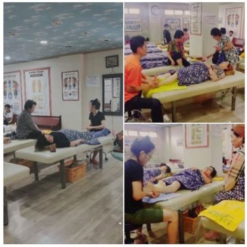 발마사지 진행 이미지