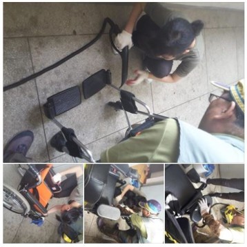 보장구 소독세척 서비스 진행 이미지