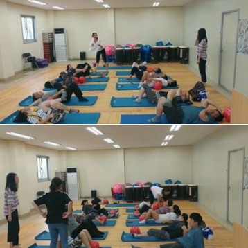 필라테스 프로그램 진행 이미지