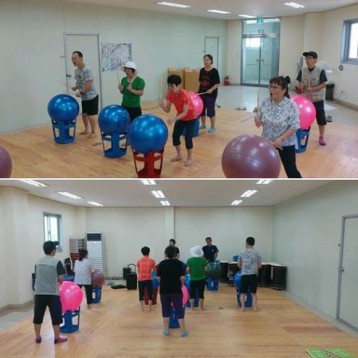 짐볼난타 진행 이미지