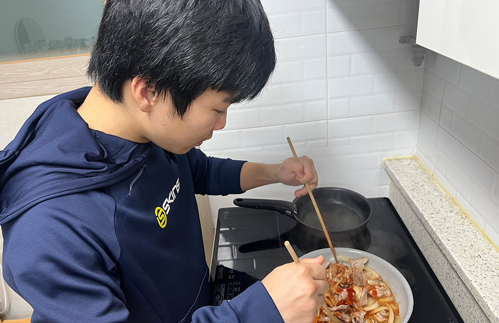 지원주택 요리활동 사진