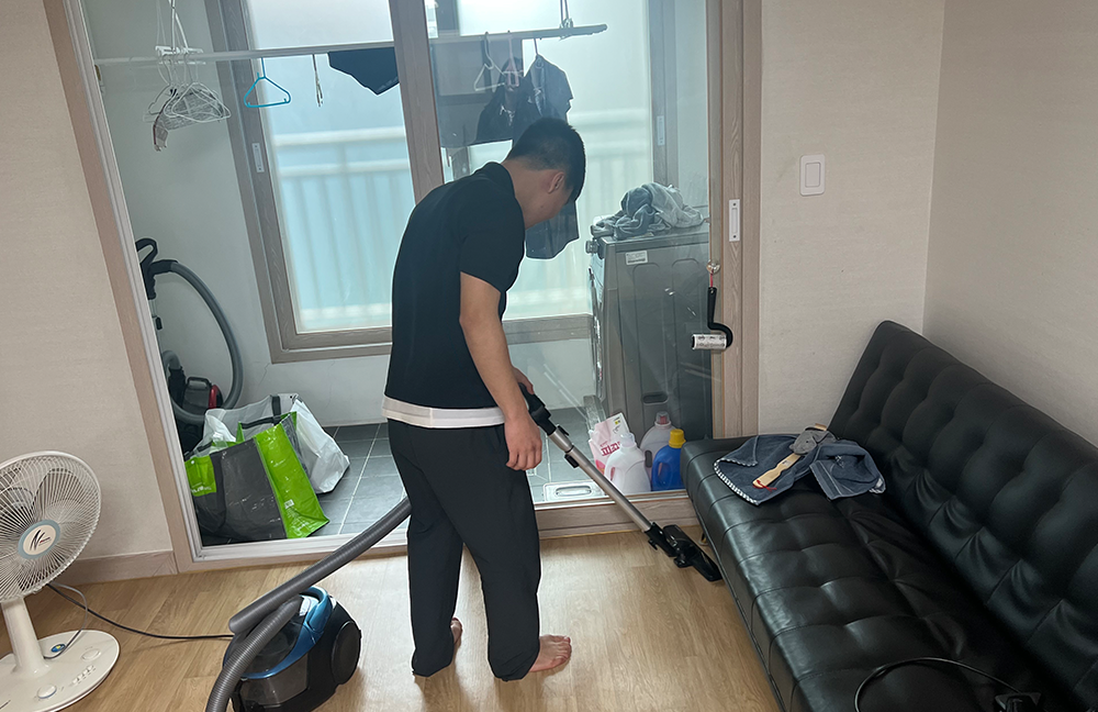 지원주택 청소 사진